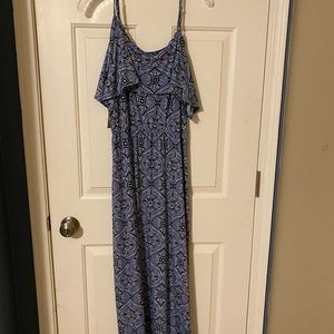 No Comment Blue design Sundress